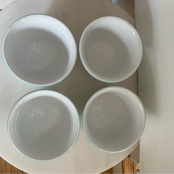 Pottery Barn Kitchen Set Of 4 Pottery Barn Sunny Side Cereal Bowls